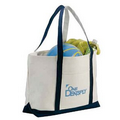 Premium Heavy Weight Cotton Zippered Boat Tote Bag